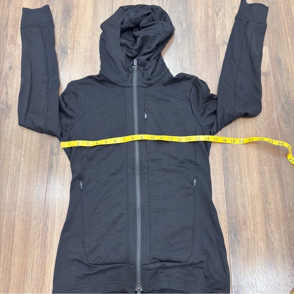 Icebreaker Men's Merino 260 Quantum Long Sleeve 2 way Zip Hoodie great for sprin - Picture 16 of 17